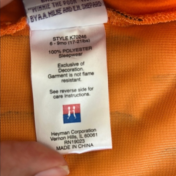 Disney Pooh Tigger  Orange Outfit - Picture 3 of 4